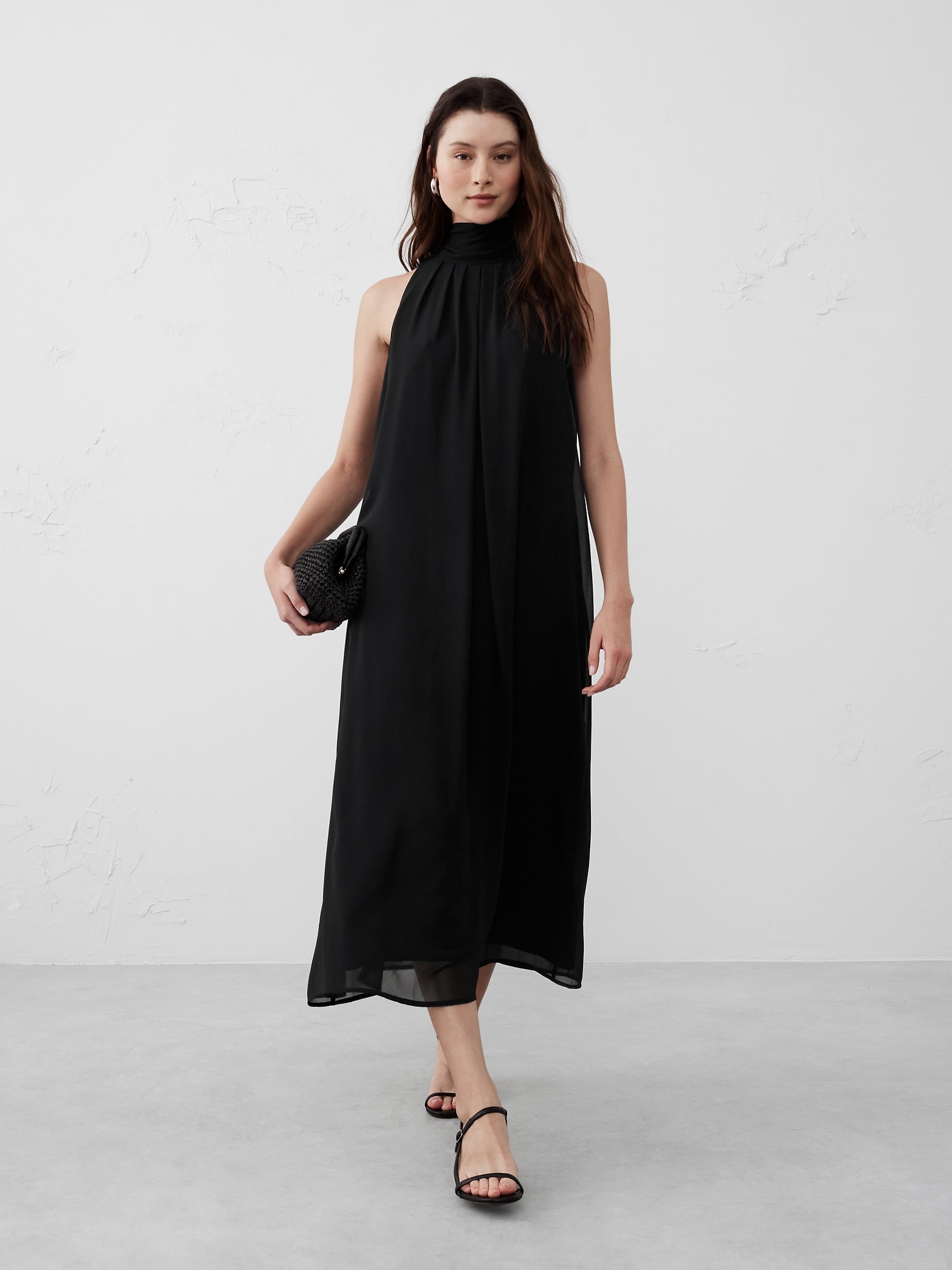 Chiffon Midi Dress