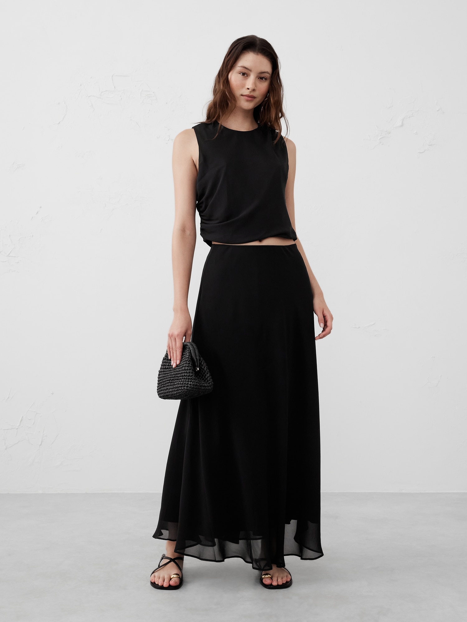 Chiffon Maxi Skirt