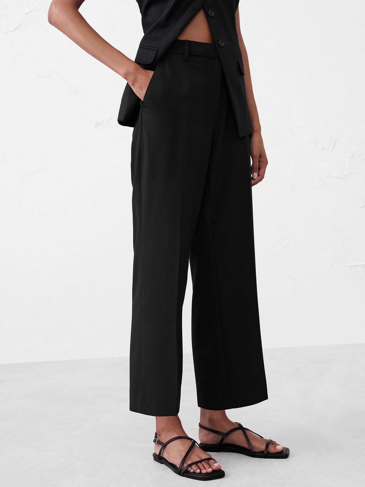 Bi-Stretch Straight Easy Pant