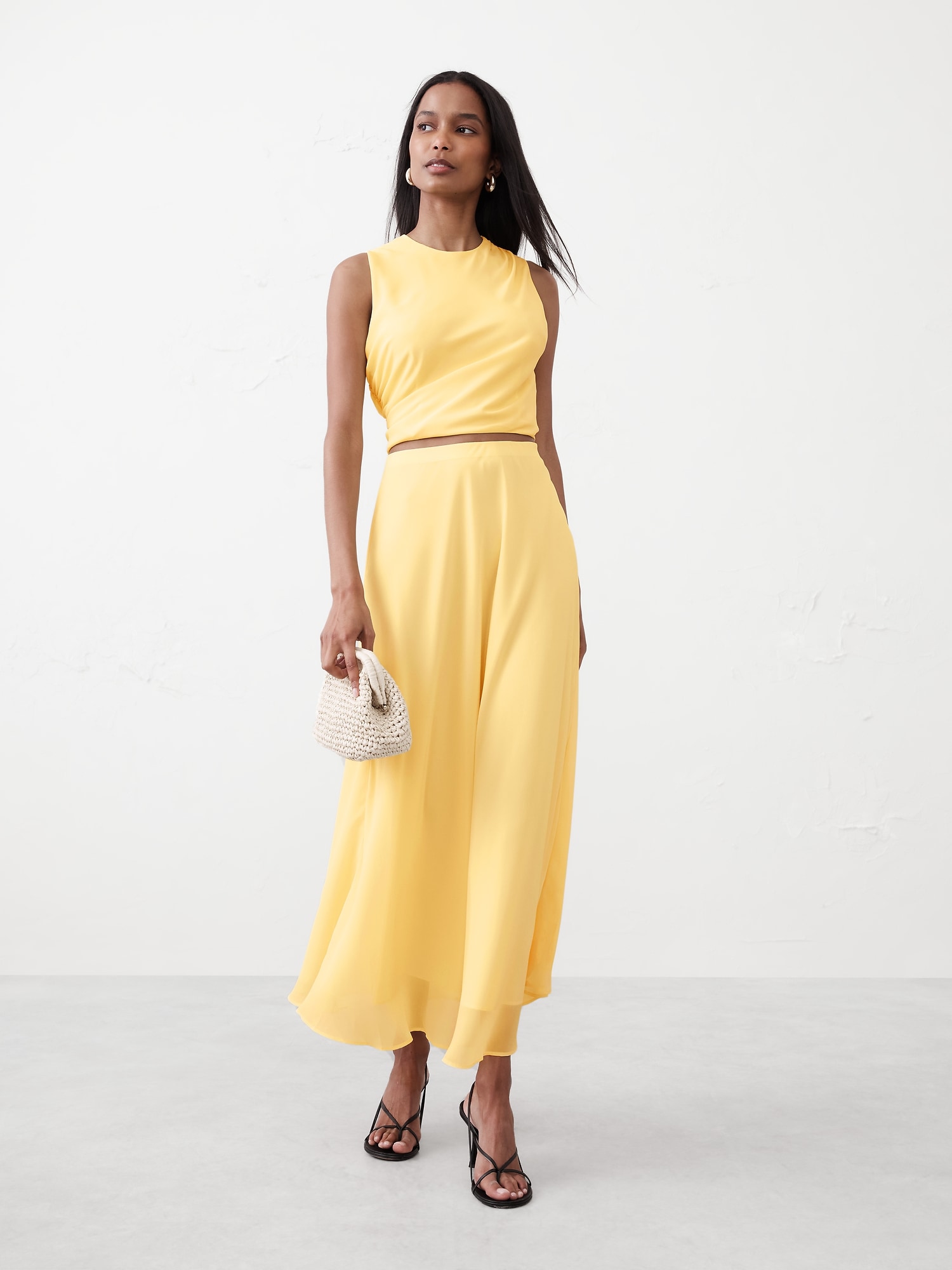 Chiffon Maxi Skirt