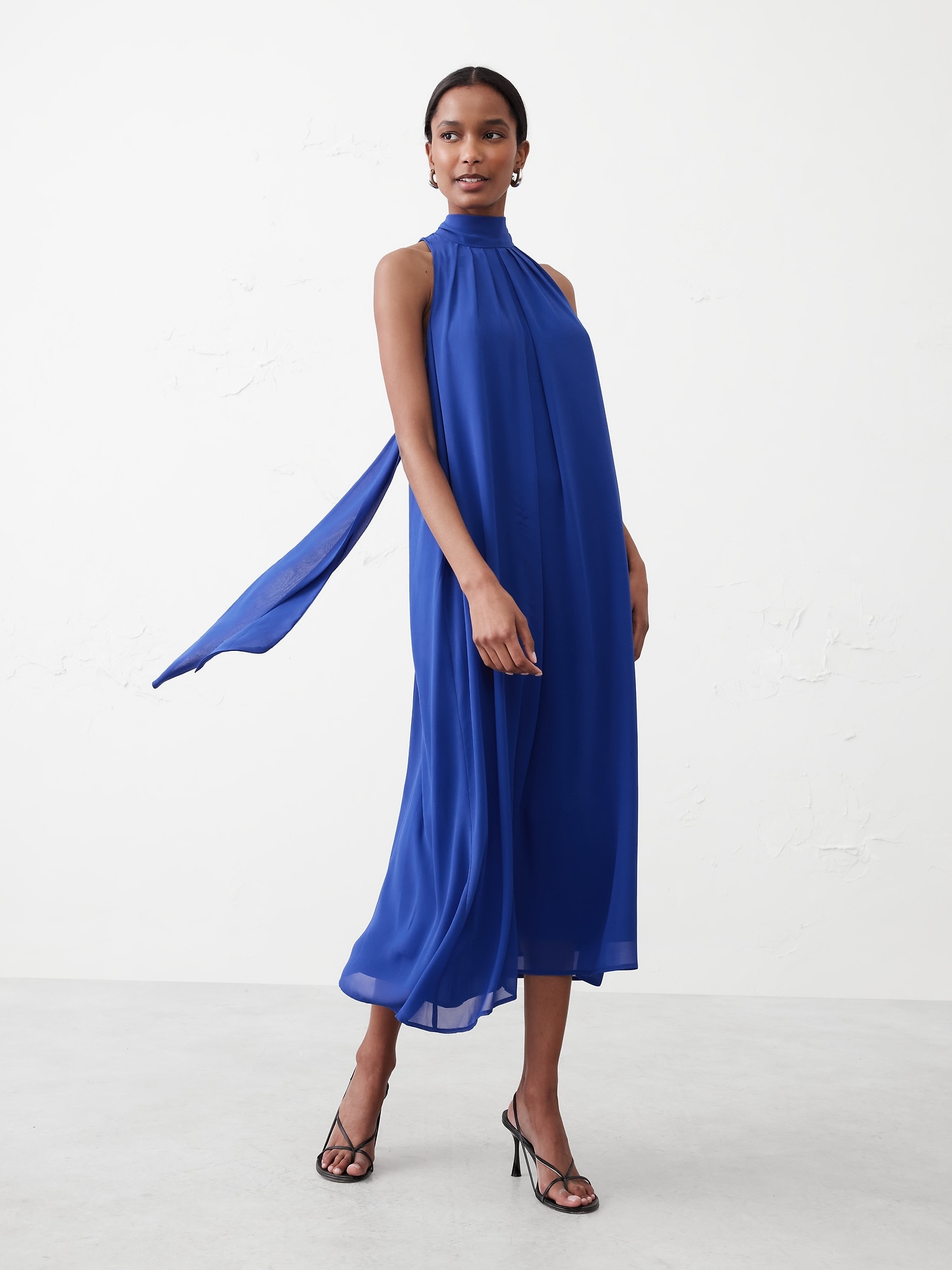 Chiffon Midi Dress