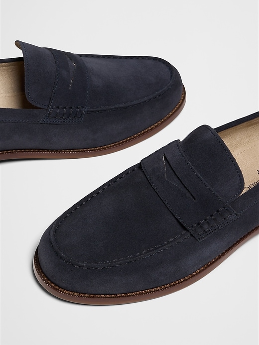 Classic Suede Penny Loafer | Banana Republic Factory