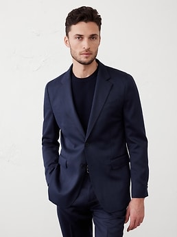 スーツ TAGLIATORE Two-button silk jacket Tagliatore – Blazer For Men