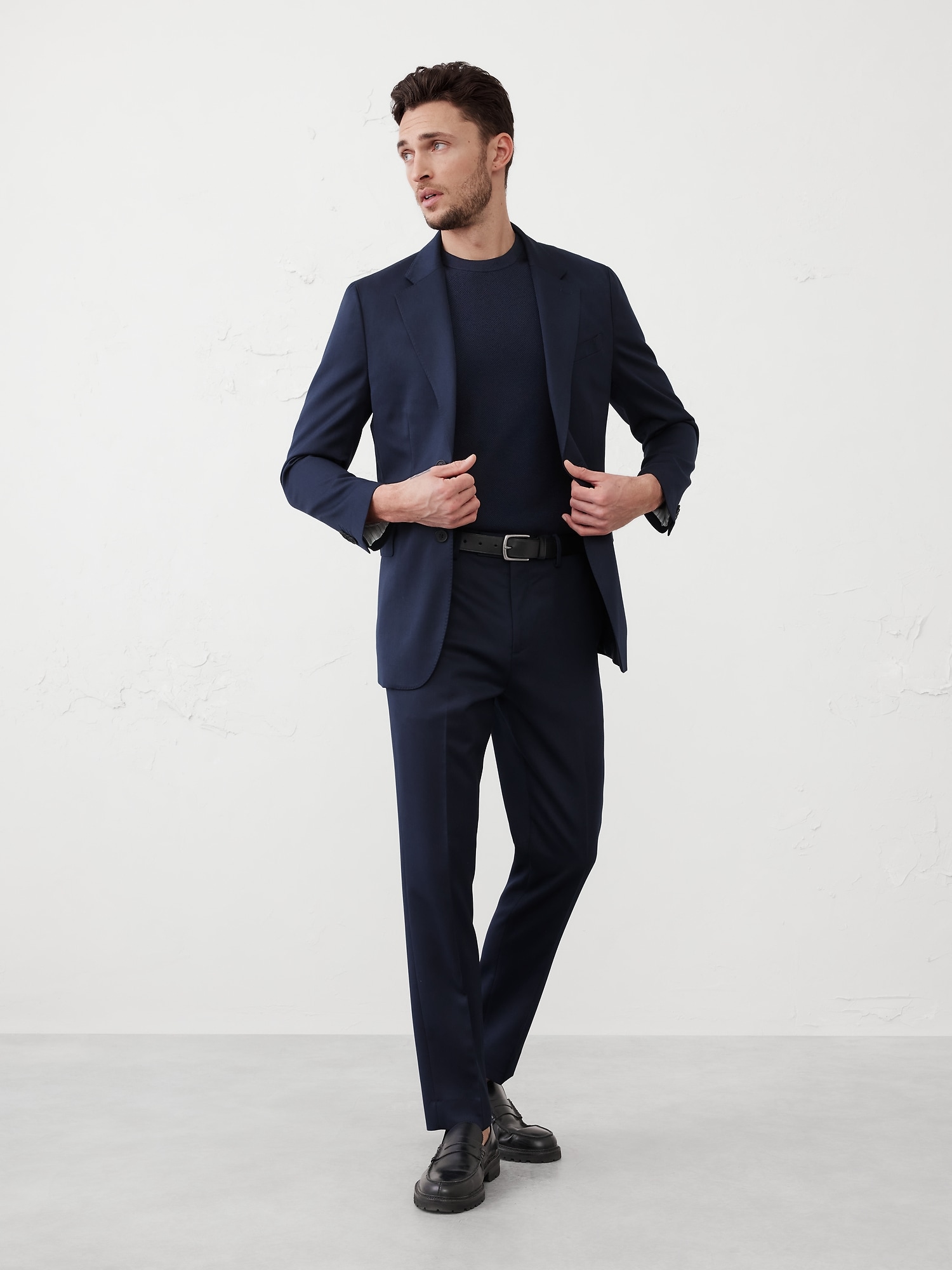 Modern Classic Satin Suit Trouser