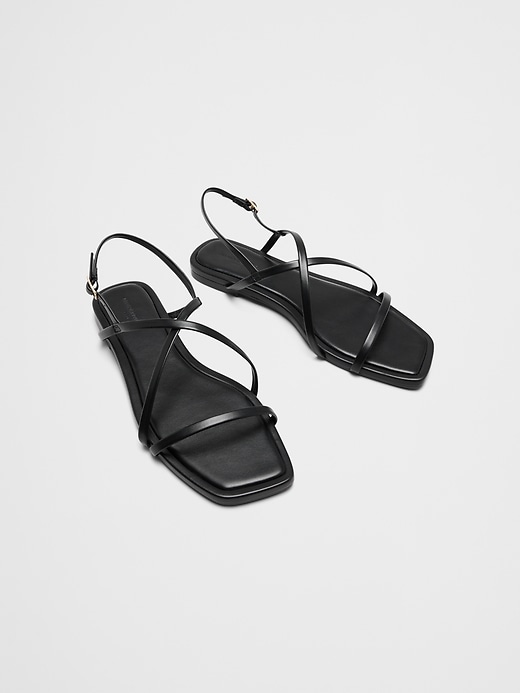 Vegan Leather Strappy Sandal