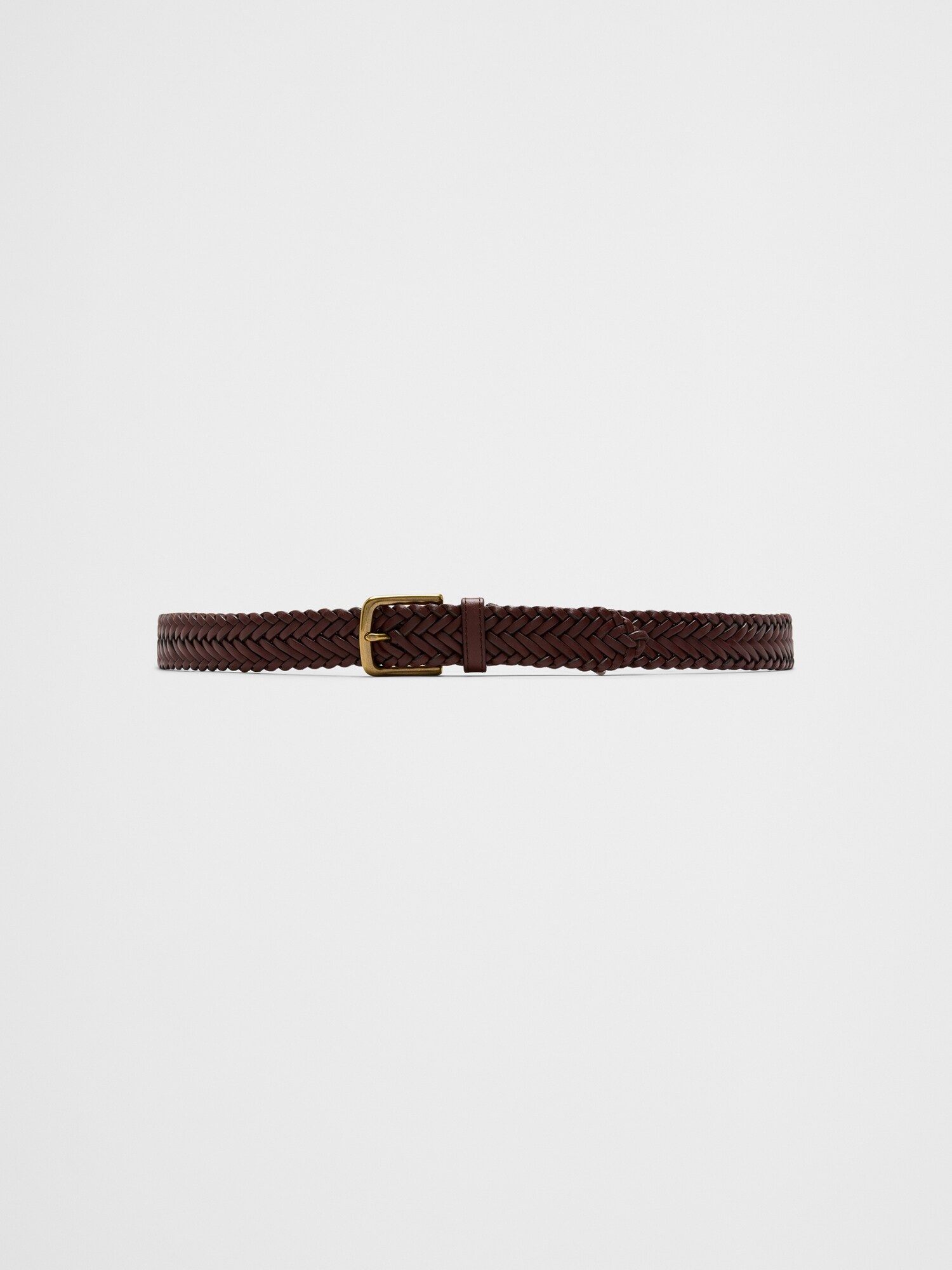 Braided Leather Belt