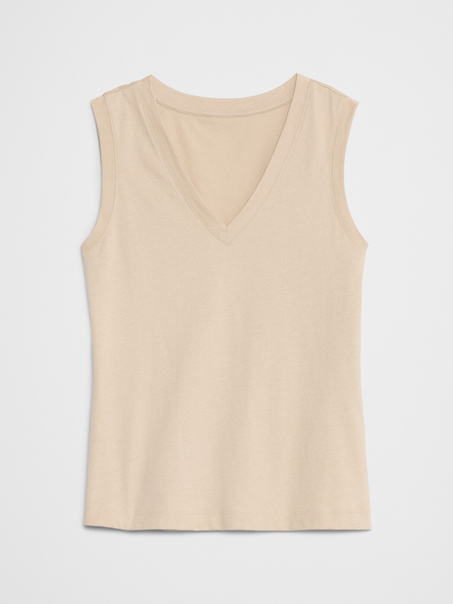 Premium Cotton V-Neck Tank