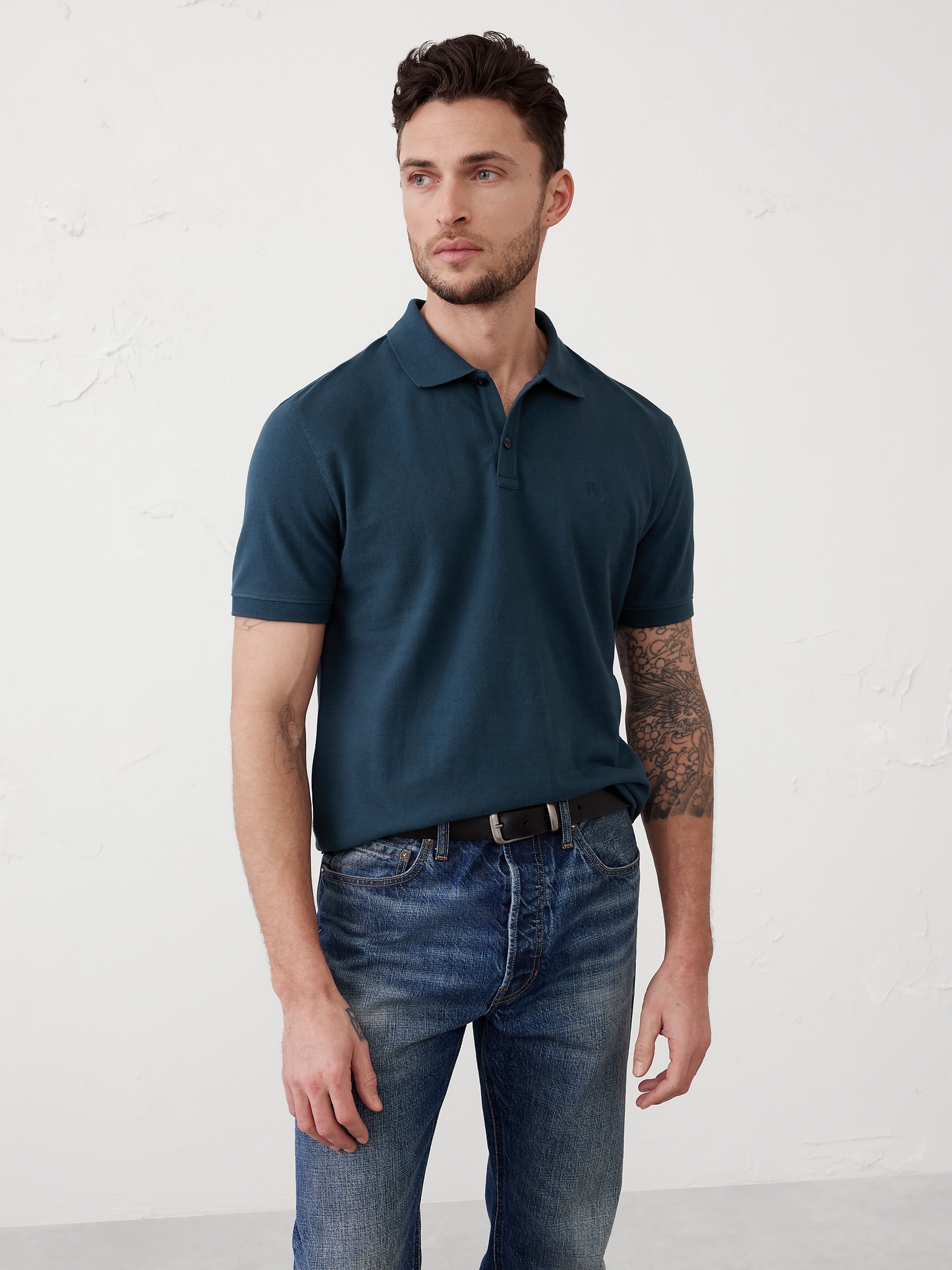 Cotton Pique Polo