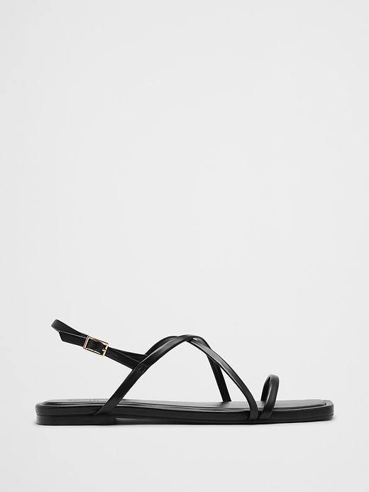 Vegan Leather Strappy Sandal