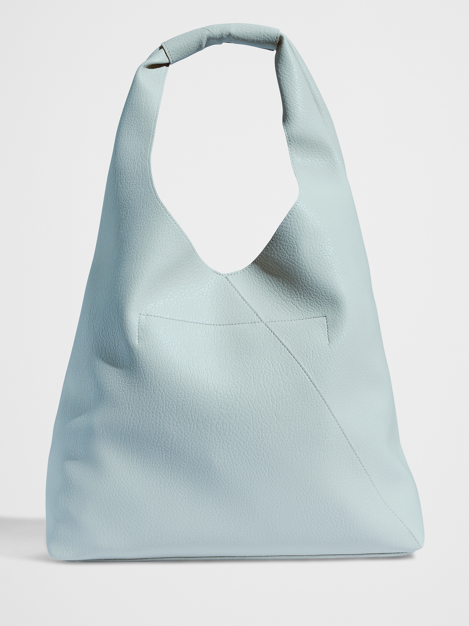 Vegan Leather Slouchy Tote