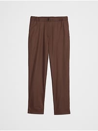 Tapered Linen-Blend Pull-On Pant