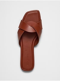 Vegan Leather Braided Sandal