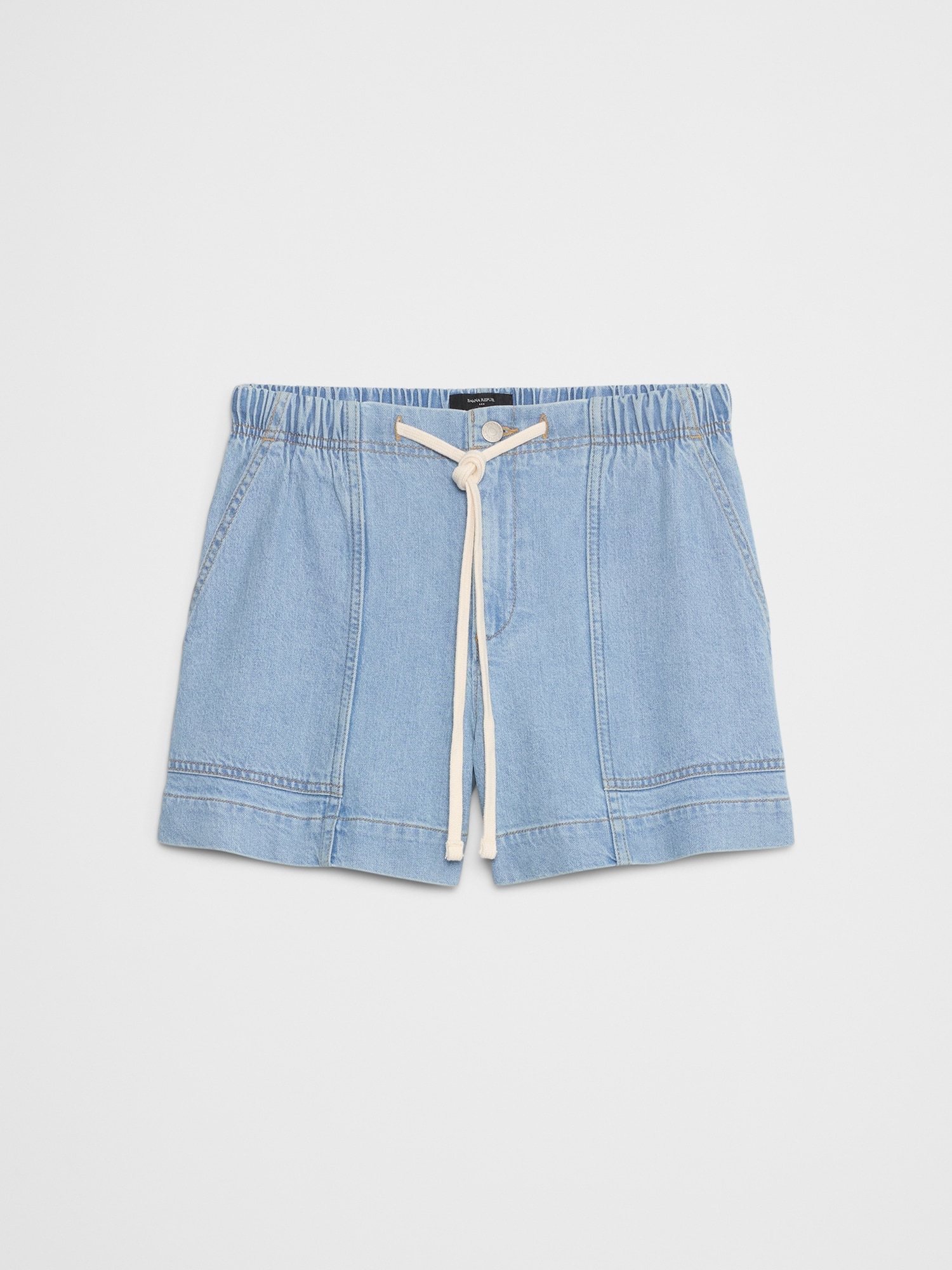 Denim Pull-On Short