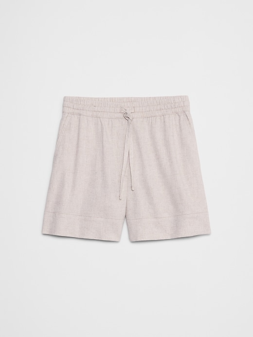 Linen-Blend Boxer Short Banana Republic Factory