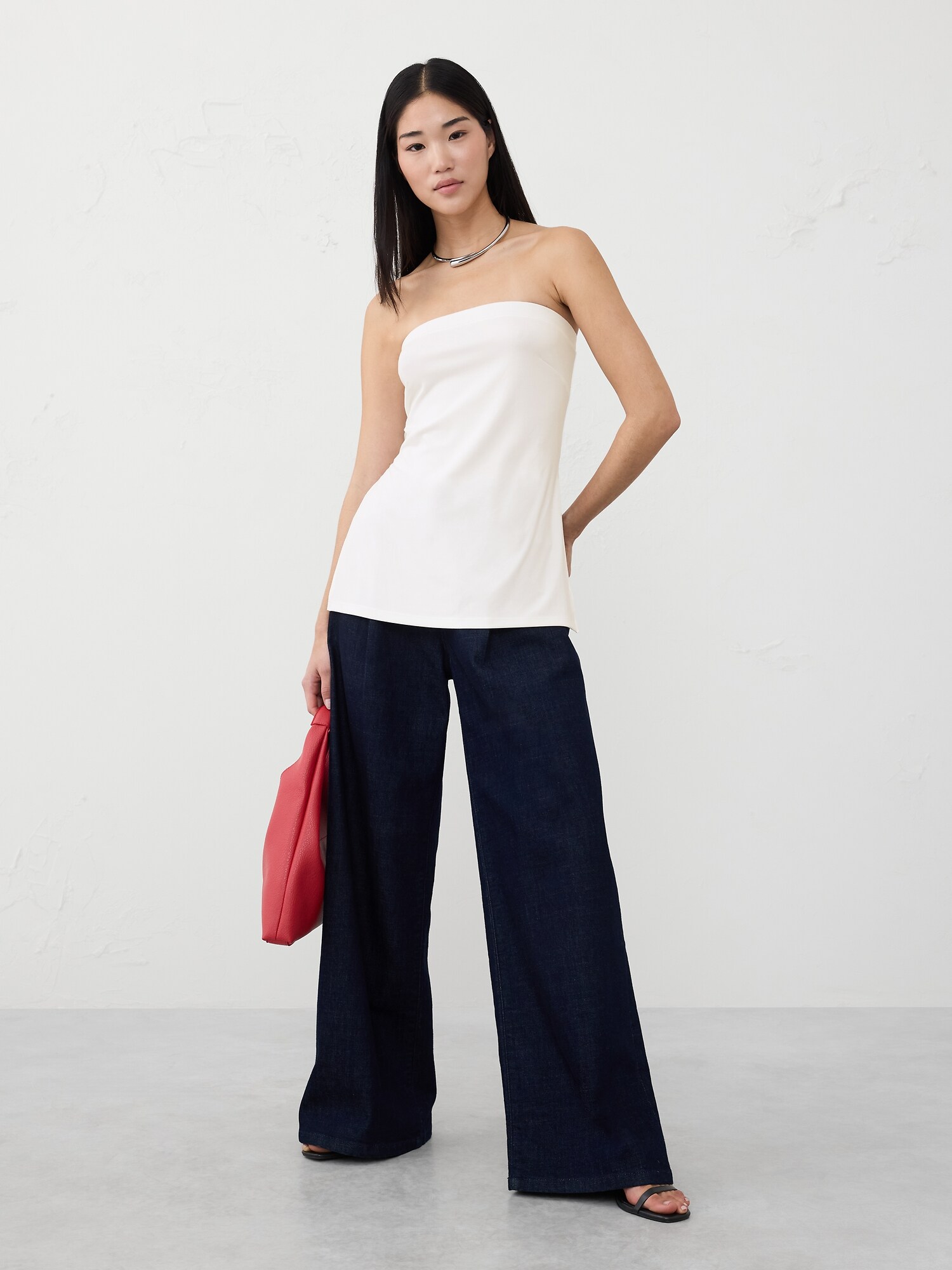 Strapless Trapunto Top