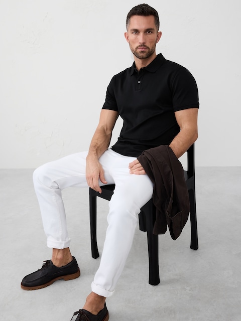 Standard-Fit Luxe Touch Polo