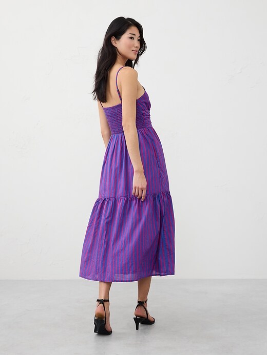 Strappy Voile Midi Dress