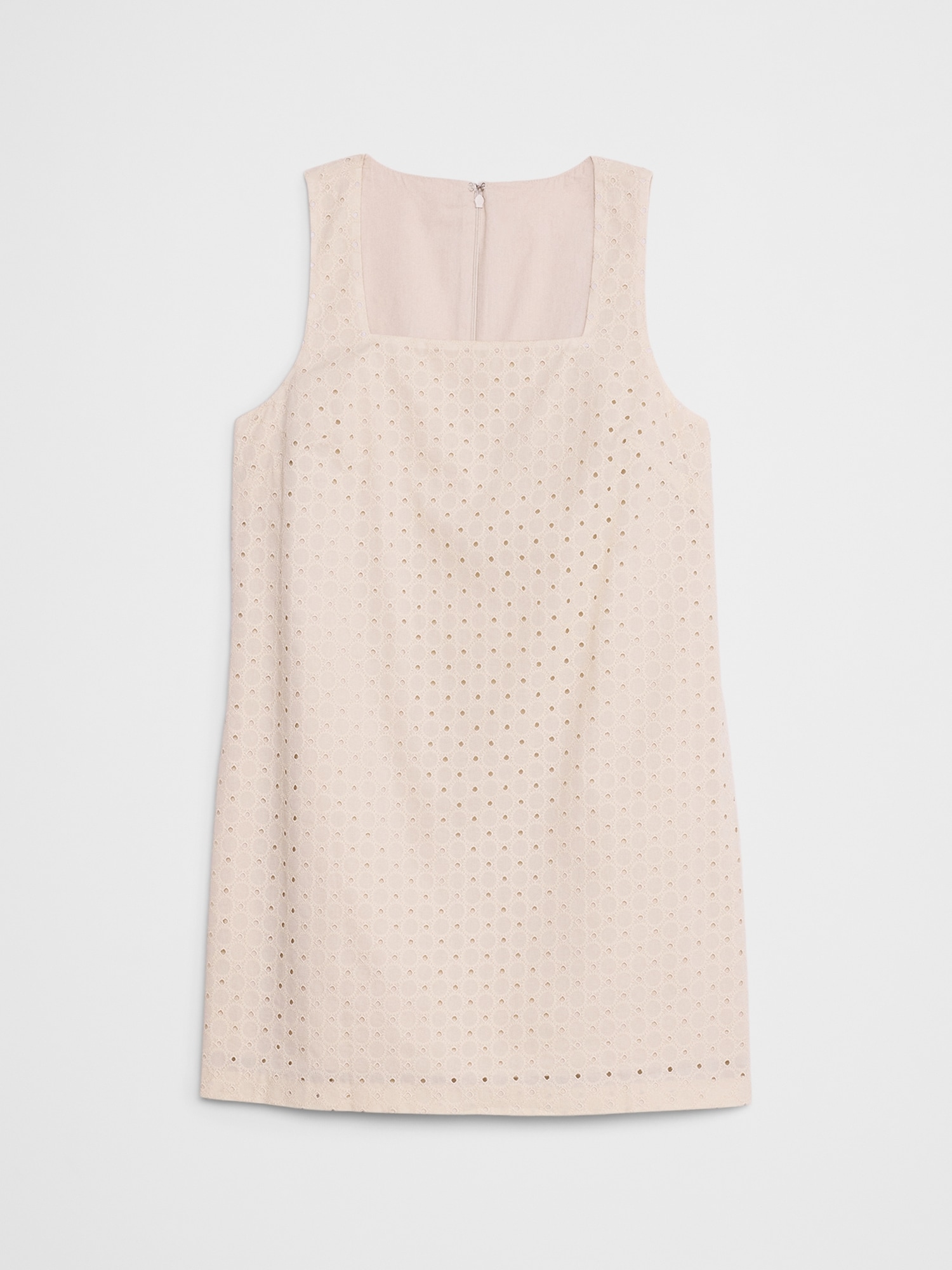 Eyelet Mini Shift Dress