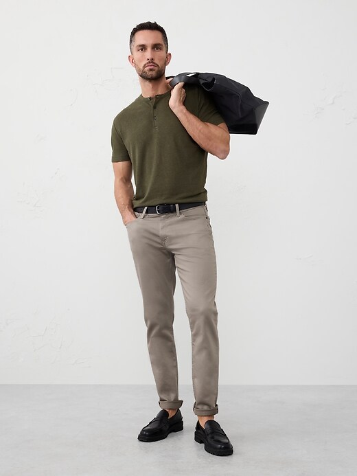 Linen-Blend Henley