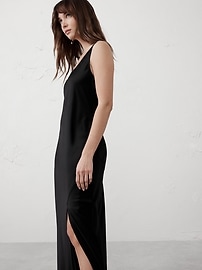 Satin Maxi Dress