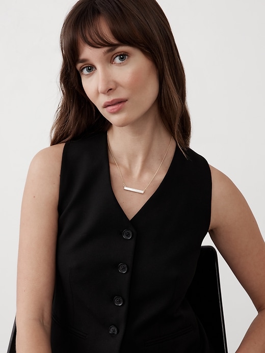 Mother of Pearl Bar Necklace | Banana Republic Factory