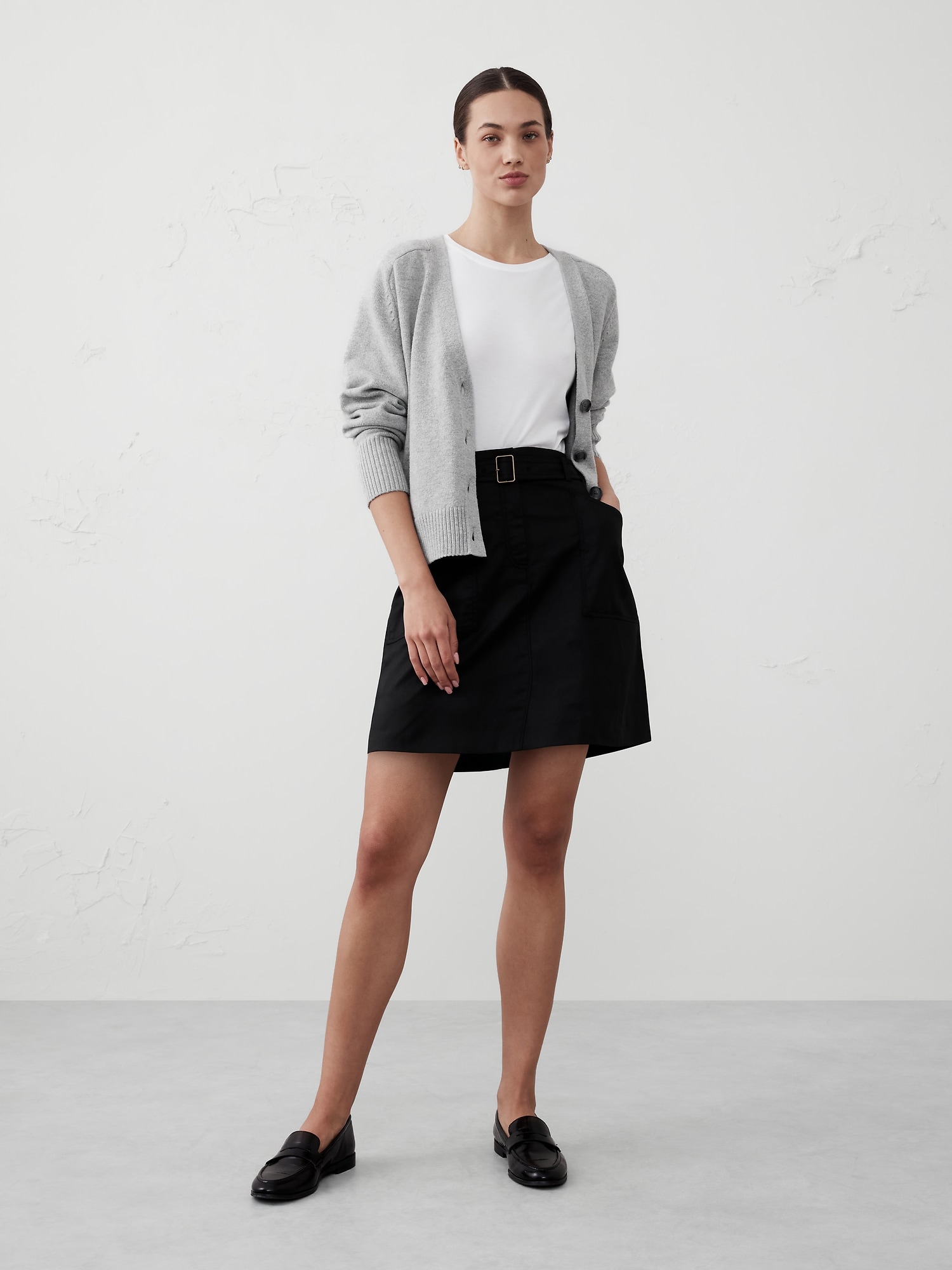 Twill Painters Mini Skirt