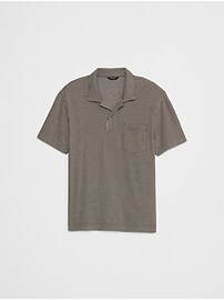 Texture Striped Polo