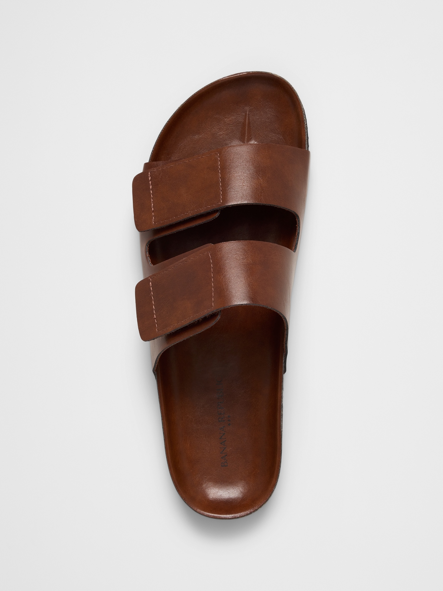 Vegan Leather Double Strap Sandal