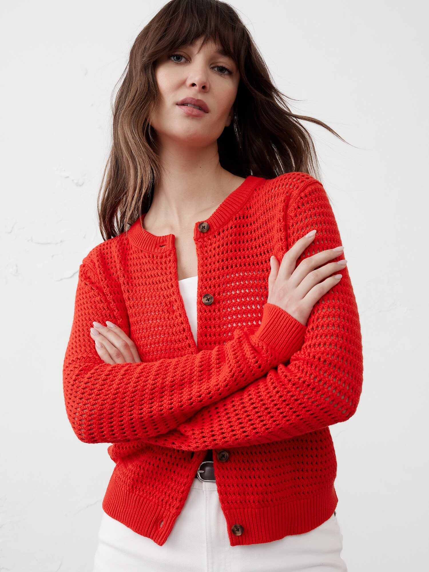 Open Stitch Cardigan