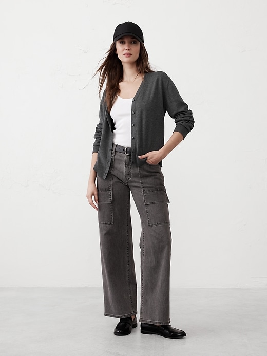 【新品】BANANA REPUBLIC グレー 2WAY Vネック セーター 新品BANANA REPUBLIC グレー Vネック セーター M - メルカリ
