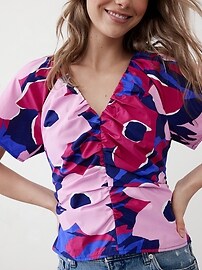 Fitted Poplin Top