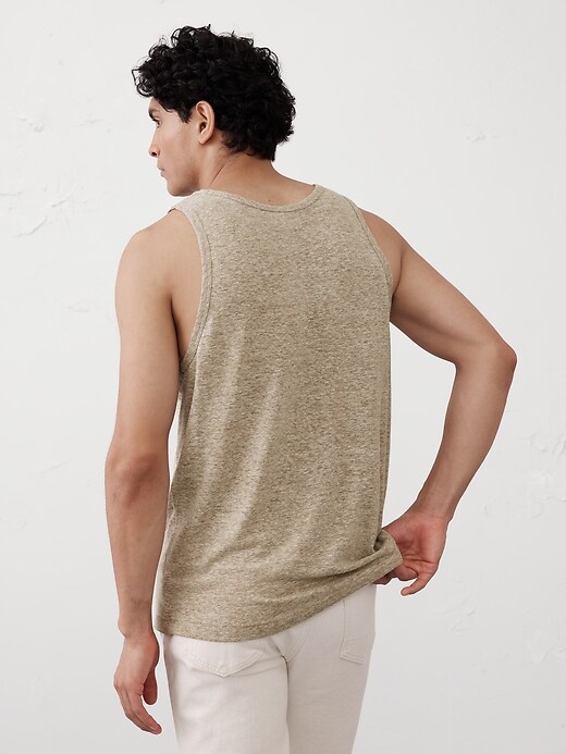 Linen-Blend Tank