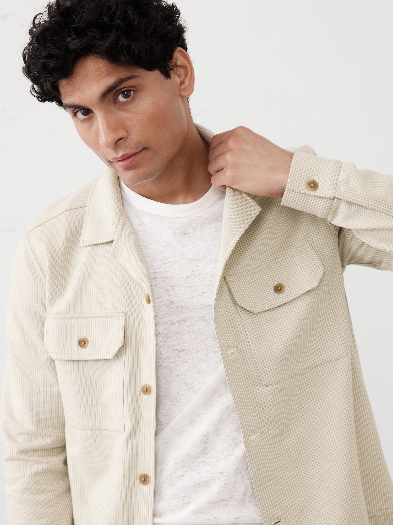 Ribbed Knit Jacket