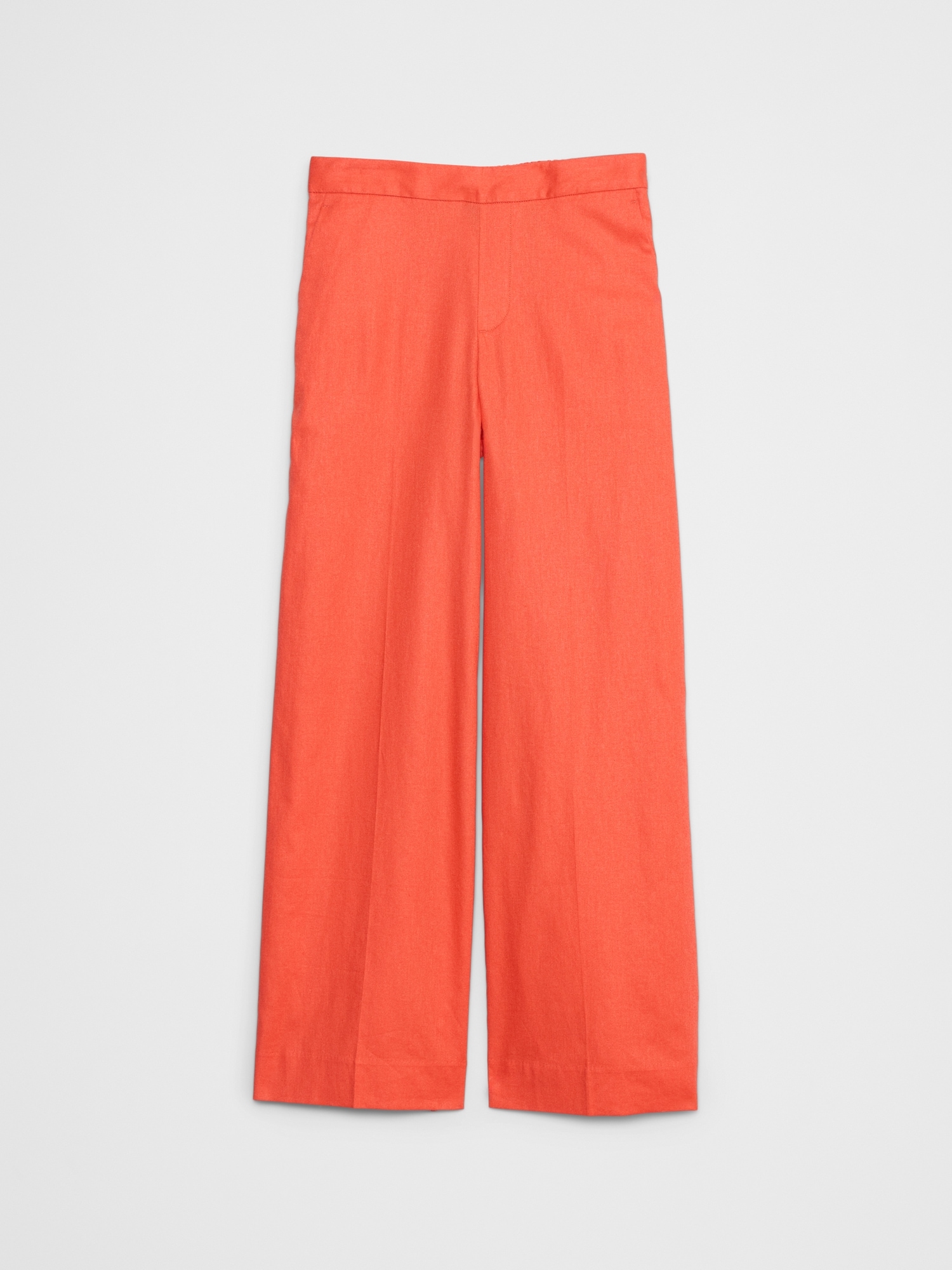 Hayden Wide-Leg Linen-Blend Pull-On Pant