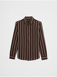 Slim Linen-Blend Shirt