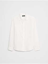 Slim Linen-Blend Shirt