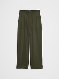 Straight Tencel Pull-On Pant