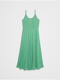 Scoop-Neck Midi Dress