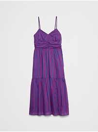 Strappy Voile Midi Dress