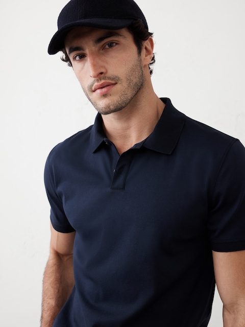 Standard-Fit Luxe Touch Polo