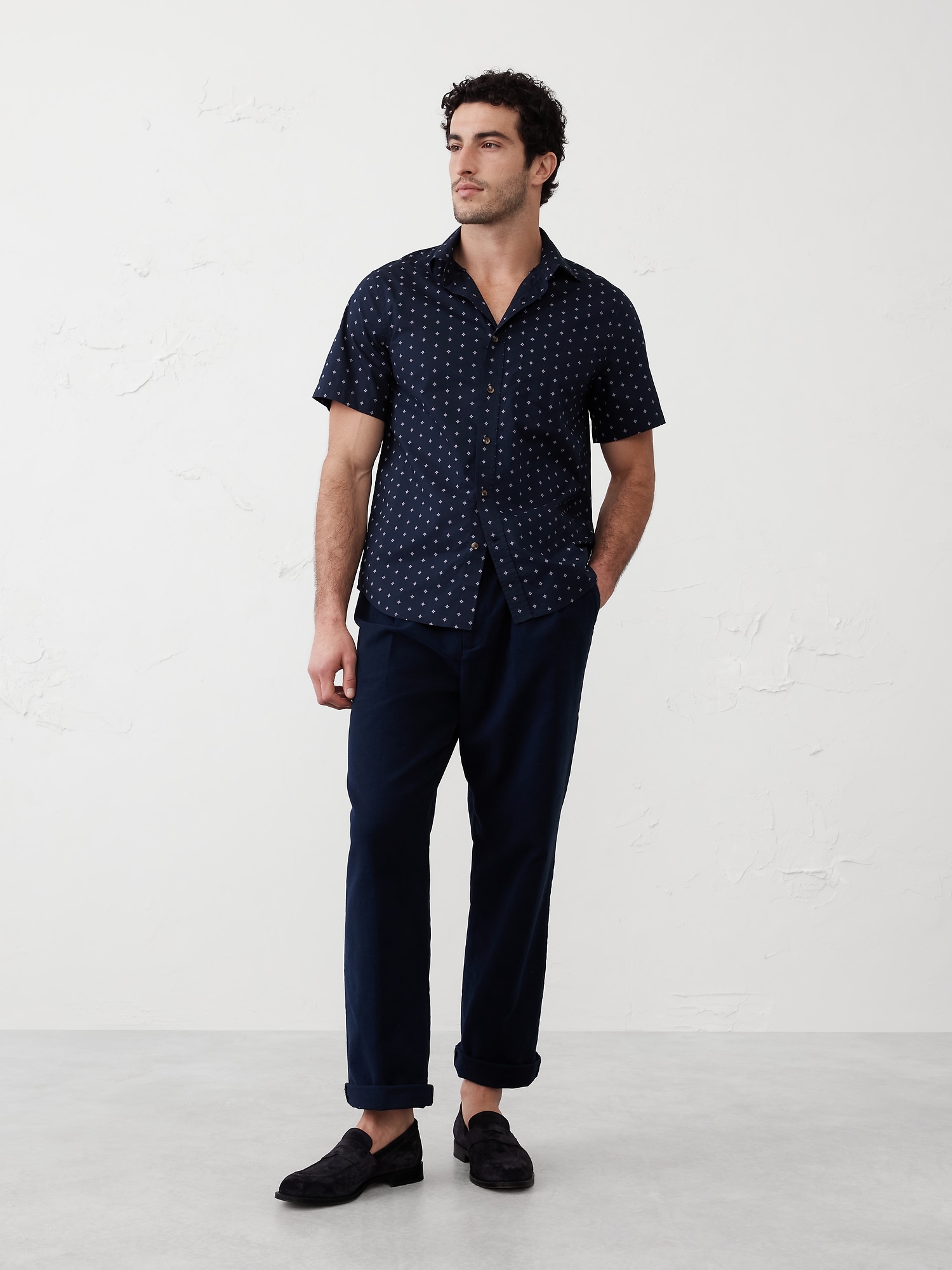 Slim Softwash Cotton Shirt