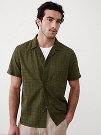 Eyelet Resort Shirt