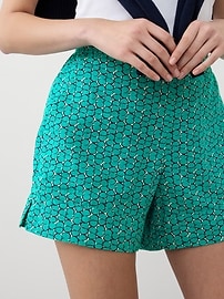 Linen-Blend Pull-On Short