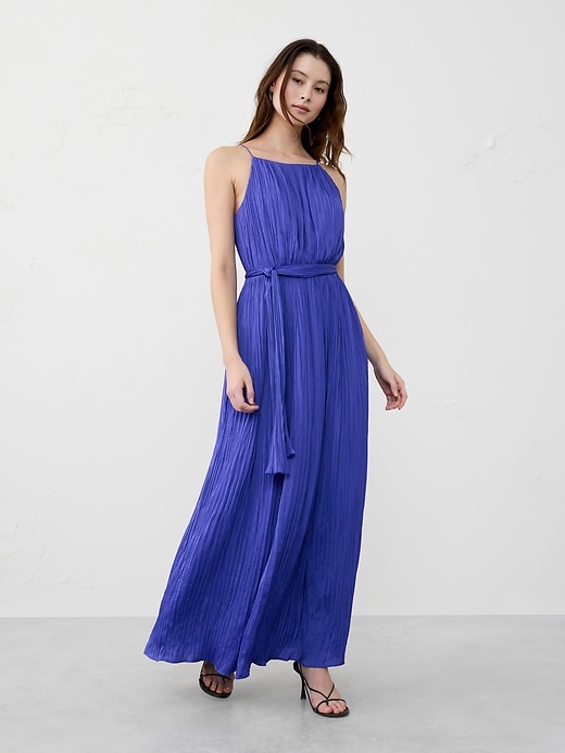 Fine-Gathers Maxi Dress | Banana Republic Factory