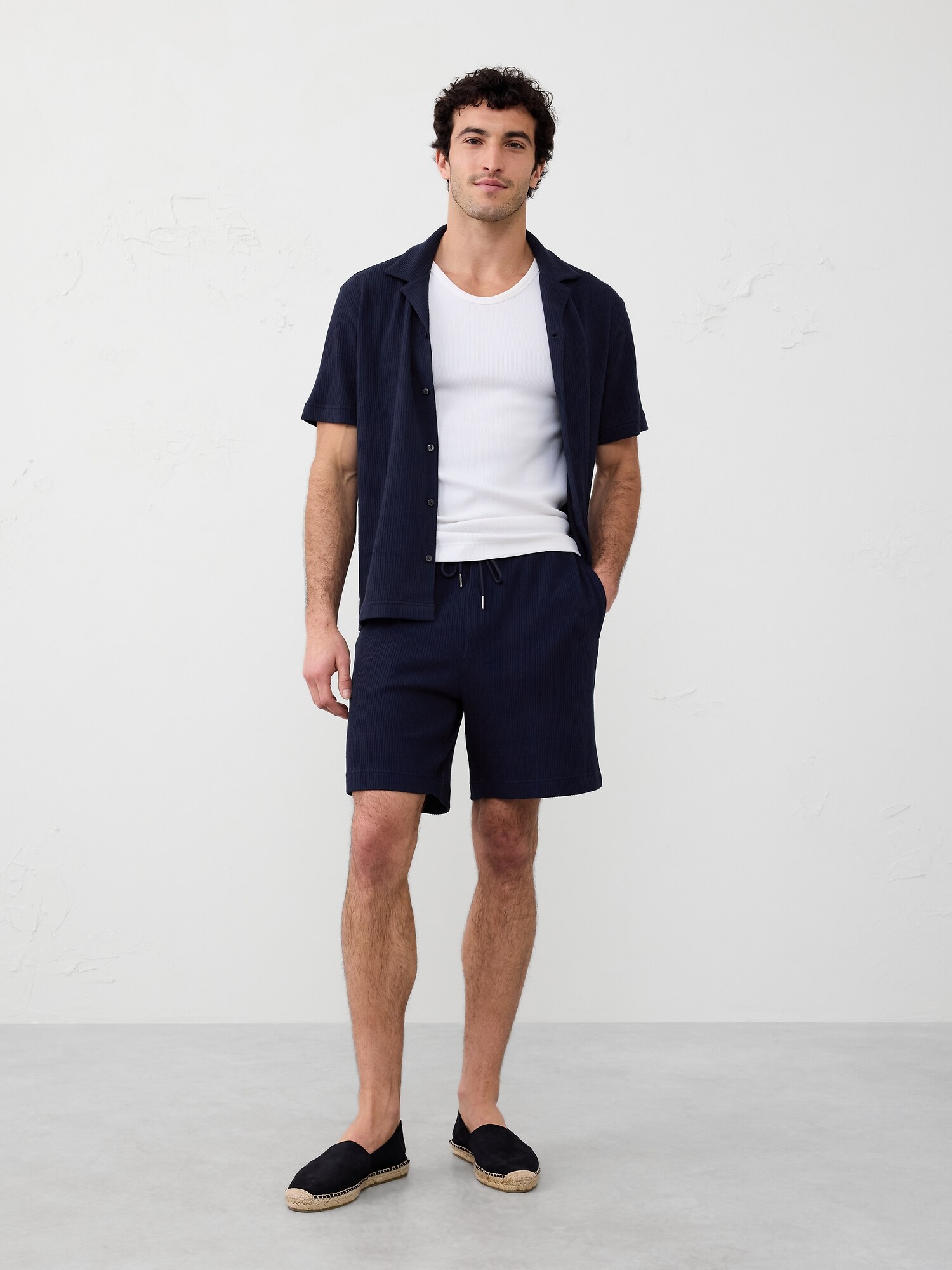 7" Crinkle Ribbed Shorts