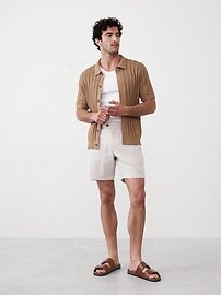 Textured Sweater Polo