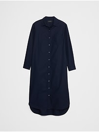 Midi Poplin Shirtdress