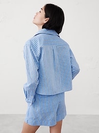 Boxy Button-Down Shirt
