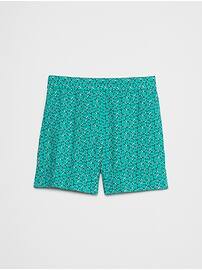 Linen-Blend Pull-On Short