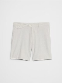 7" Linen-Blend Short